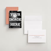 "The Big Picture" - Save the Dates in Ivory by Minted - Assembled