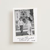 "Venecia" - Save the Dates in Ivory by Maja Cunningham - Front