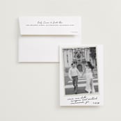 "Venecia" - Save the Dates in Ivory by Maja Cunningham - Save the Date with Envelope