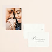 "Bonita" - Save the Dates in Snow by Lauren Chism - Assembled
