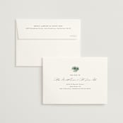 "Over the mountains" - Save the Dates in Fern by Helen Halik - FREE Recipient Addressing