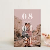 "We Found Love" - Save the Dates in Opal by Pixel and Hank - Front