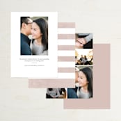 "We Found Love" - Save the Dates in Opal by Pixel and Hank - Back of Card Options