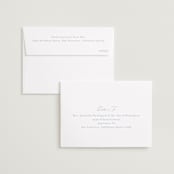 "Modern Air" - Save the Dates in Dusty Blue by Stacey Meacham - FREE Recipient Addressing