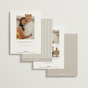 "Instant Elegance" - Save the Dates in Dune by Kerry Doyle - Back of Card Options