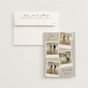 "Instant Elegance" - Save the Dates in Dune by Kerry Doyle - Save the Date with Envelope