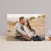 "Classic Touch" - Save the Dates in Pearl by Oscar and Emma - Karly Depew - Front