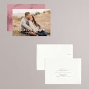 "Classic Touch" - Save the Dates in Pearl by Oscar and Emma - Karly Depew - Assembled