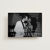 "Gaze" - Save the Dates in Snow by Pixel and Hank - Front