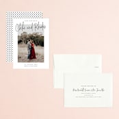 "Signature names" - Save the Dates in Pencil by Stacey Meacham - Assembled