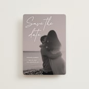"Blush" - Save the Dates in Rose by Sumak Studio - Front