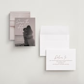 "Blush" - Save the Dates in Rose by Sumak Studio - Assembled