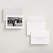 "Framed Minimalist" - Save the Dates in Silk by Kelly Schmidt - Assembled