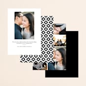 "Jotted" - Save the Dates in Golden by Ashley Hegarty - Back of Card Options