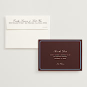 "Aperitif" - Save the Dates in Fig by Megan Davis - Save the Date with Envelope