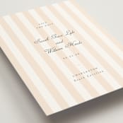 "awning stripe" - Save the Dates in Peach by Sara Hicks Malone - Detail