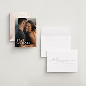 "Eloquent" - Save the Dates in Pearl by Jennifer Postorino - Assembled