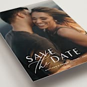 "Eloquent" - Save the Dates in Pearl by Jennifer Postorino - Detail