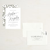 "Nothing Compares To You" - Save the Dates in Cream by Design Lotus - Assembled