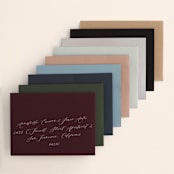 "Antoinette" - Save the Dates in Ivory by lulu and isabelle - Colored Envelopes Available