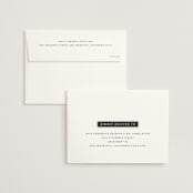 "Crescendo" - Save the Dates in Snow by Griffinbell Paper Co. - FREE Recipient Addressing