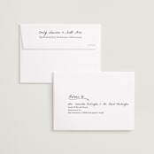 "Filmstrip" - Save the Dates in Onyx by Sarah Mraz - FREE Recipient Addressing