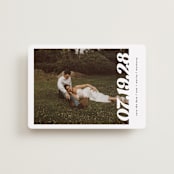 "Sidele" - Save the Dates in Pearl by Christie Garcia - Front