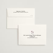 "Heart of Glass" - Save the Dates in Pretty in Pink by Helena Vitto - FREE Recipient Addressing