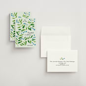 "Lily of the Valley" - Save the Dates in Mint by Claire - Assembled