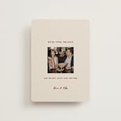 "Center Cut" - Save the Dates in Burgundy by Ani Somi - Front