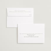 "Stamp" - Save the Dates in Taupe by Claire - FREE Recipient Addressing