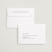 "boxed in" - Save the Dates in Quartz by Jenny Millington - FREE Recipient Addressing