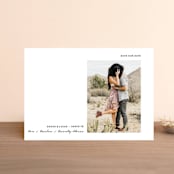 "Modern Mood" - Save the Dates in Snow by Susan Brown - Front