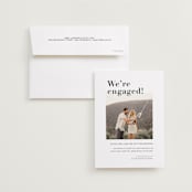 "It's a Date!" - Save the Dates in Onyx by Joyce Pinheiro - Save the Date with Envelope