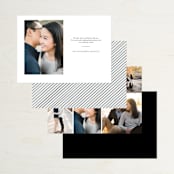 "Big City - New York City" - Save the Dates in Light Taupe by Hooray Creative - Back of Card Options