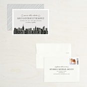 "Big City - New York City" - Save the Dates in Light Taupe by Hooray Creative - Assembled