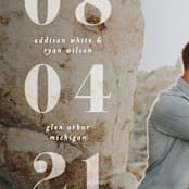 "We Found Love" - Save the Dates in Mist by Pixel and Hank - Detail