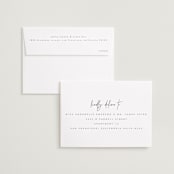 "Simply Script" - Save the Dates in Night by JoAnn Jinks - FREE Recipient Addressing