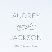 "Forever And" - Save the Dates in Black Tie by Kim Dietrich Elam - Detail