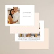 "Swoon" - Save the Dates in Vanilla by Lea Delaveris - Back of Card Options