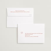 "Aperitivo" - Save the Dates in Grapefruit by Megan Davis - FREE Recipient Addressing