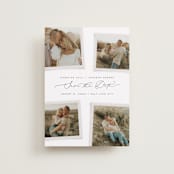 "Gallery Collection" - Save the Dates in Eggshell by Michelle Taylor - Front