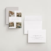 "Gallery Collection" - Save the Dates in Eggshell by Michelle Taylor - Assembled