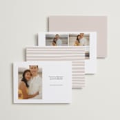 "Oh By the Way" - Save the Dates in Marshmallow by Keen Peachy - Back of Card Options