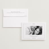"Alcott" - Save the Dates in Mocha by Meagan Christensen - Save the Date with Envelope