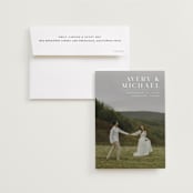 "Hold Tight" - Save the Dates in Ivory by Juneau Designs - Save the Date with Envelope