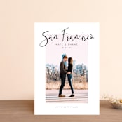 "City Love" - Save the Dates in Snow by John Paul - Front