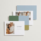 "Color Cubes" - Save the Dates in Fern by Kelly Watkins - Back of Card Options