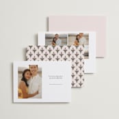 "Art Deco" - Save the Dates in Corbusier by Claudia Orengo - Back of Card Options