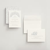 "Wild Roses" - Save the Dates in Powder Blue by Kristen Smith - Assembled